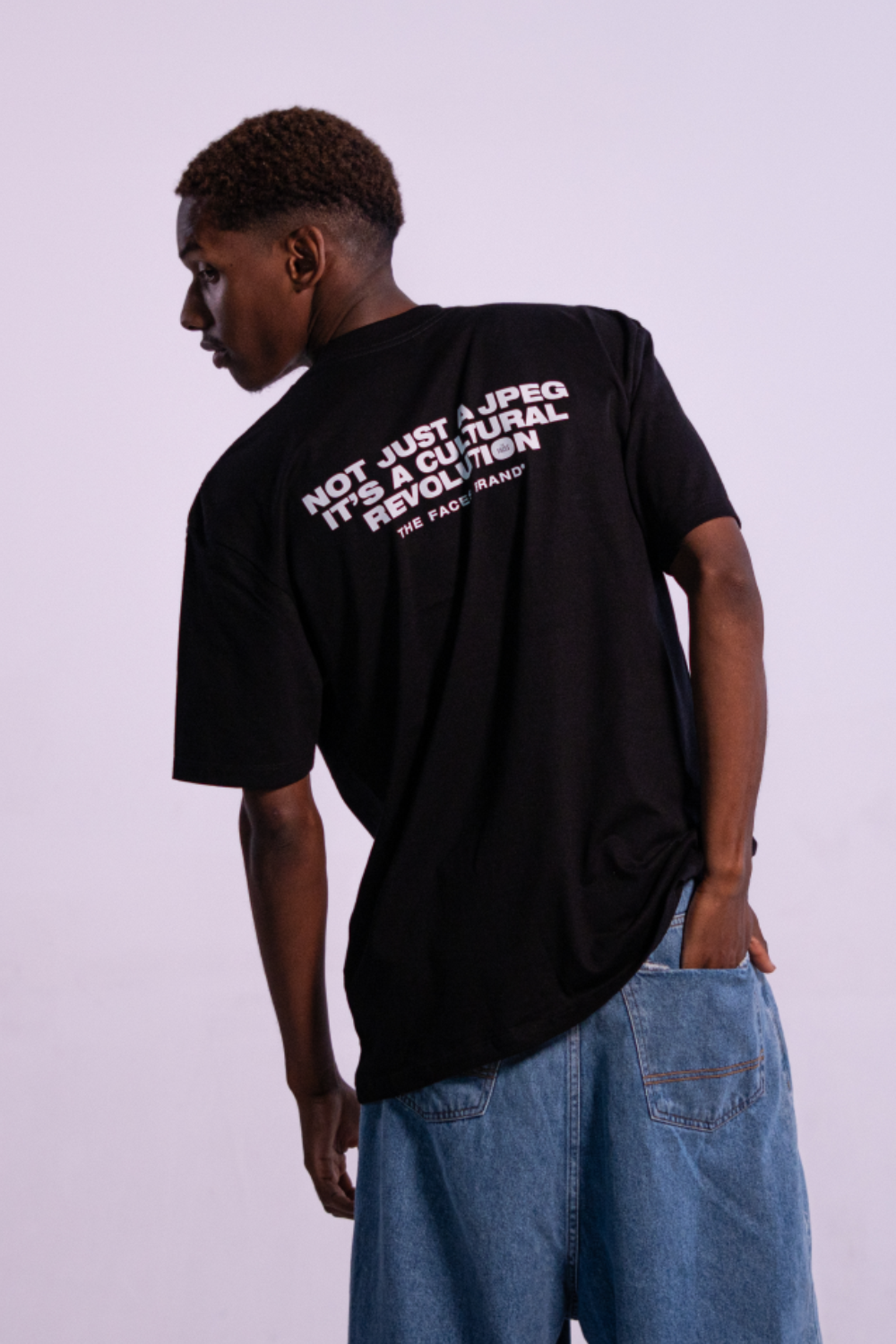 Camiseta Streetwear - NOT JUST A JPEG - PRETA