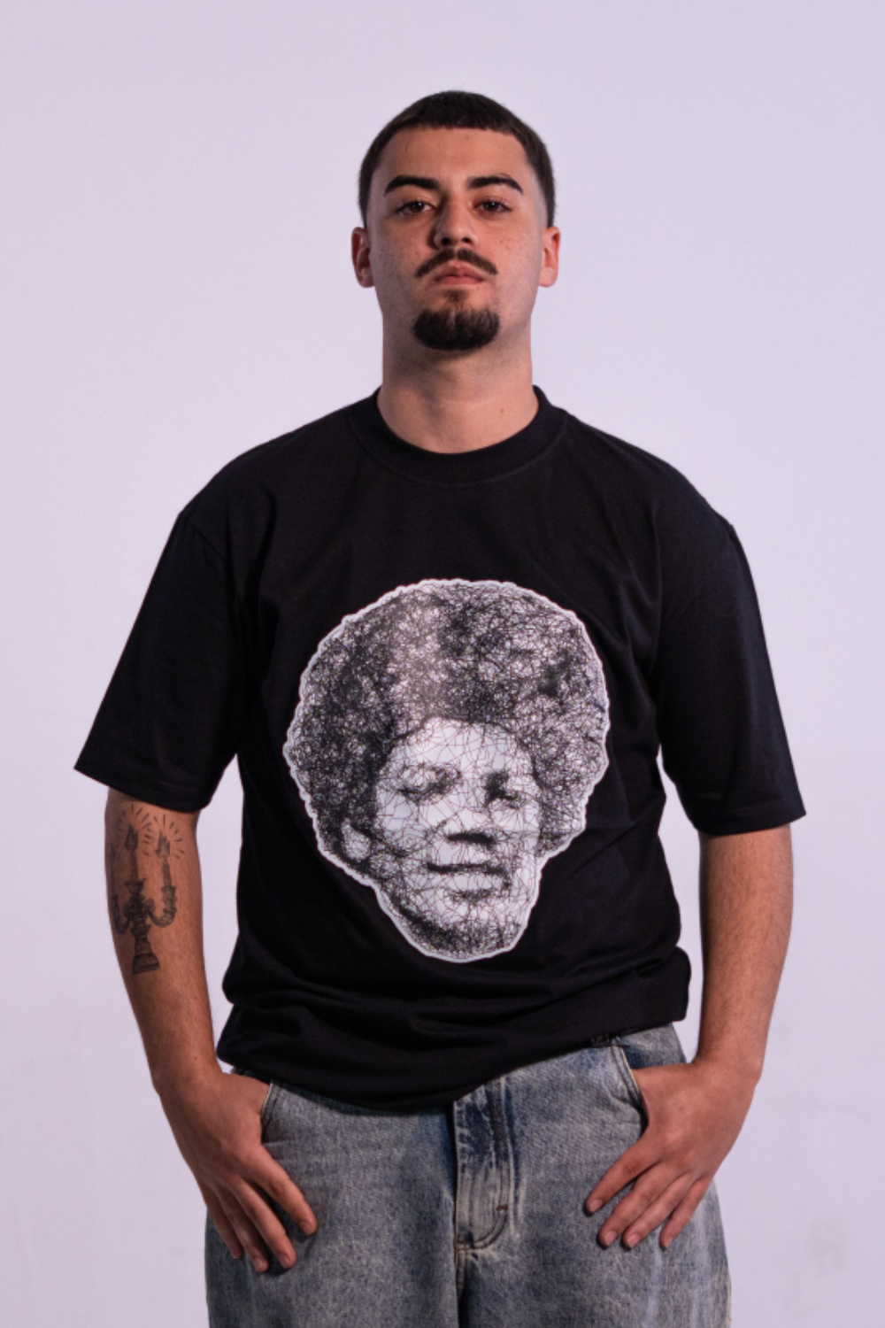 Camiseta Streetwear - RETRO KID - PRETA