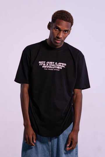 CAMISETA PREMIUM STREETWEAR - NOT JUST A JPEG - PRETA