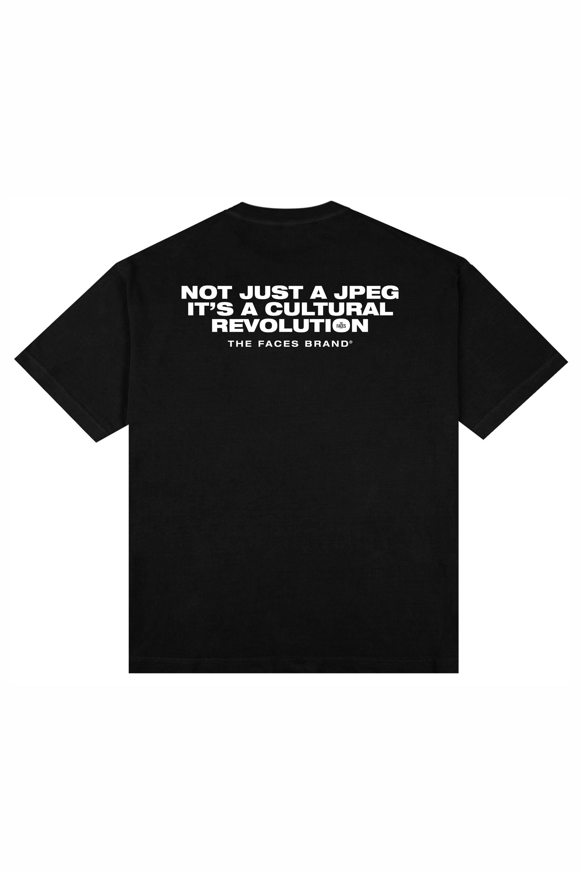 CAMISETA PREMIUM STREETWEAR - NOT JUST A JPEG - PRETA