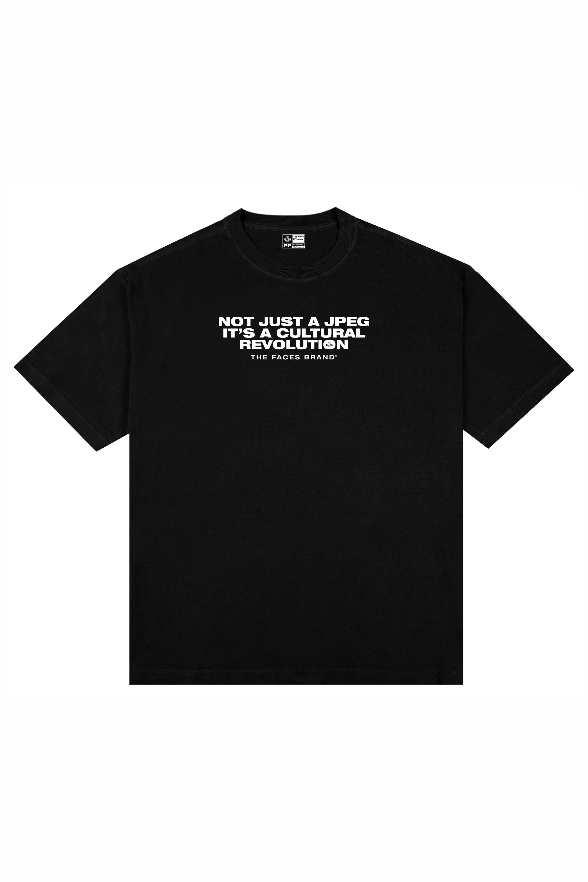 CAMISETA PREMIUM STREETWEAR - NOT JUST A JPEG - PRETA