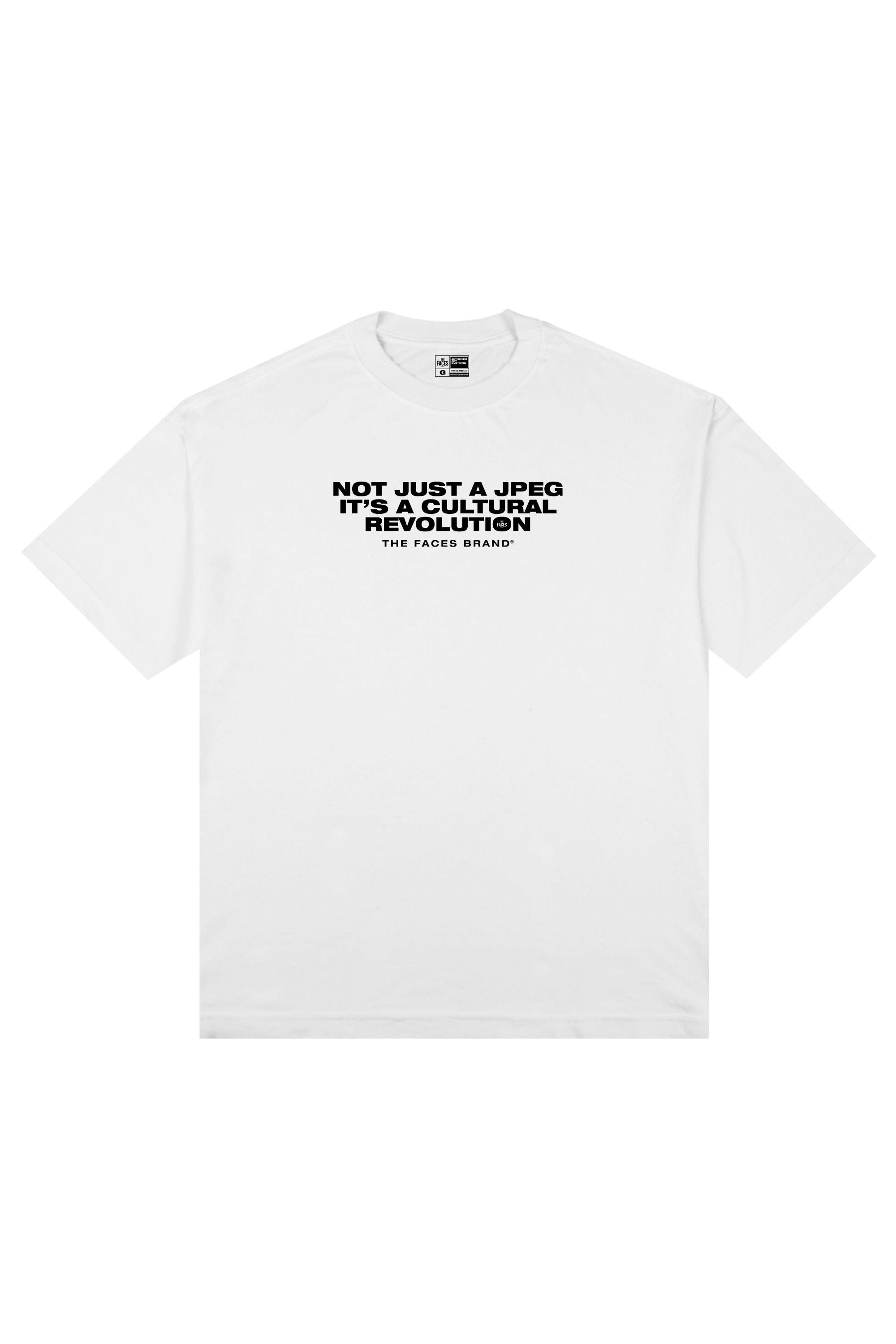 CAMISETA PREMIUM STREETWEAR - NOT JUST A JPEG - BRANCA