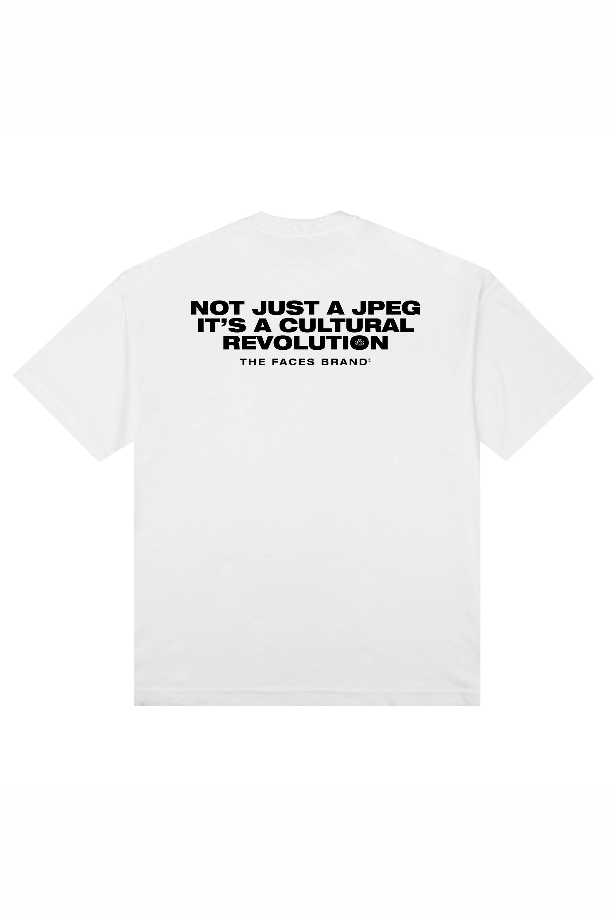 CAMISETA PREMIUM STREETWEAR - NOT JUST A JPEG - BRANCA