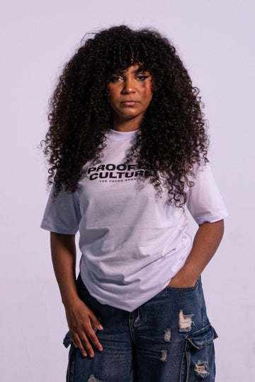 CAMISETA PREMIUM STREETWEAR - PROOF OF CULTURE - BRANCA