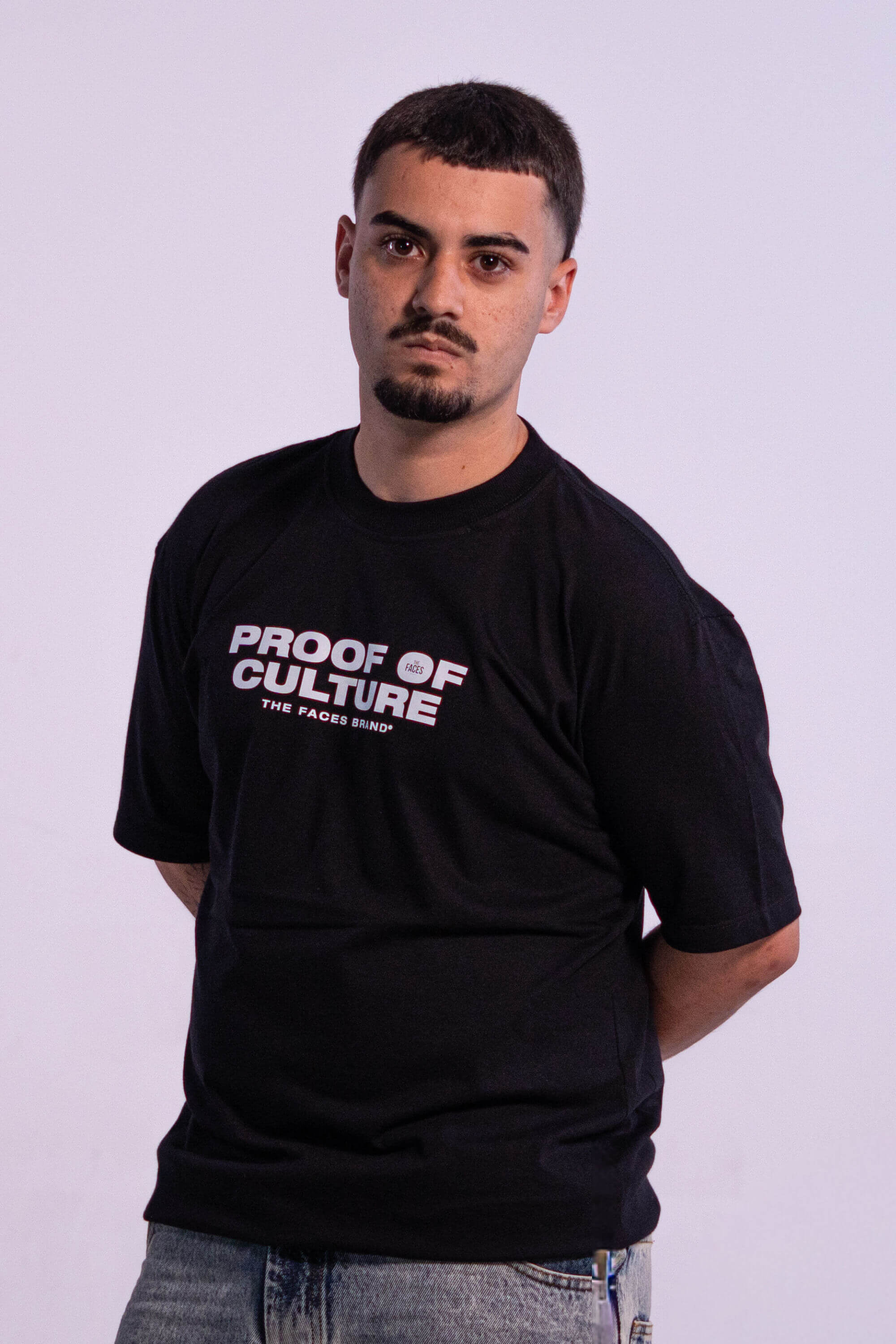 CAMISETA PREMIUM STREETWEAR - PROOF OF CULTURE - PRETA