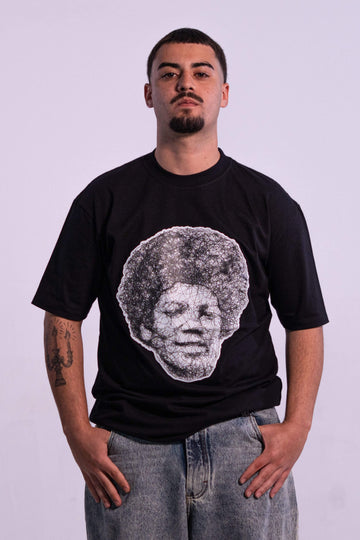 CAMISETA PREMIUM STREETWEAR - RETRO KID - PRETA