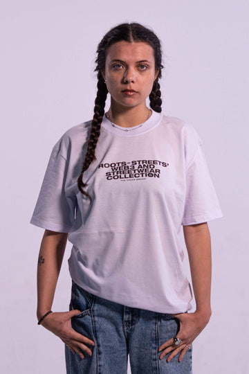 CAMISETA PREMIUM STREETWEAR - ROOTS OF STREETS - BRANCA