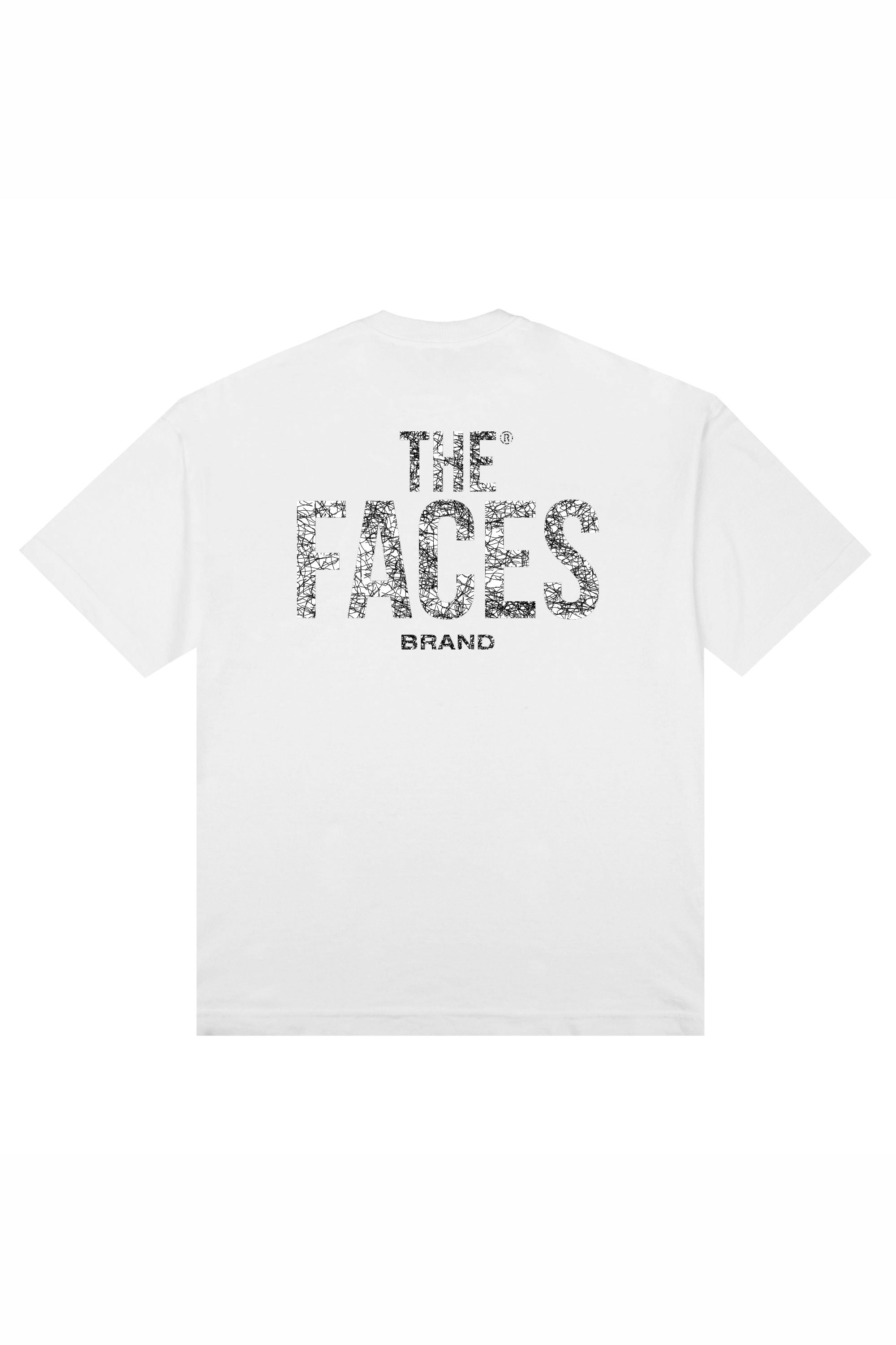 CAMISETA PREMIUM STREETWEAR - SKETCH LINES - BRANCA