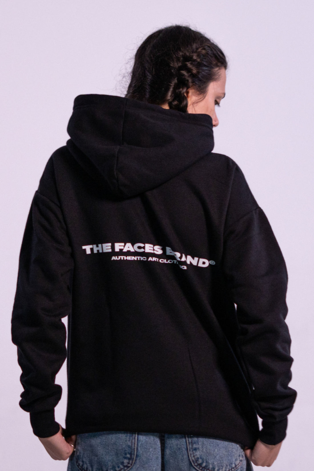 MOLETON CANGURU STREETWEAR - TFB AUTHENTIC ART - PRETO