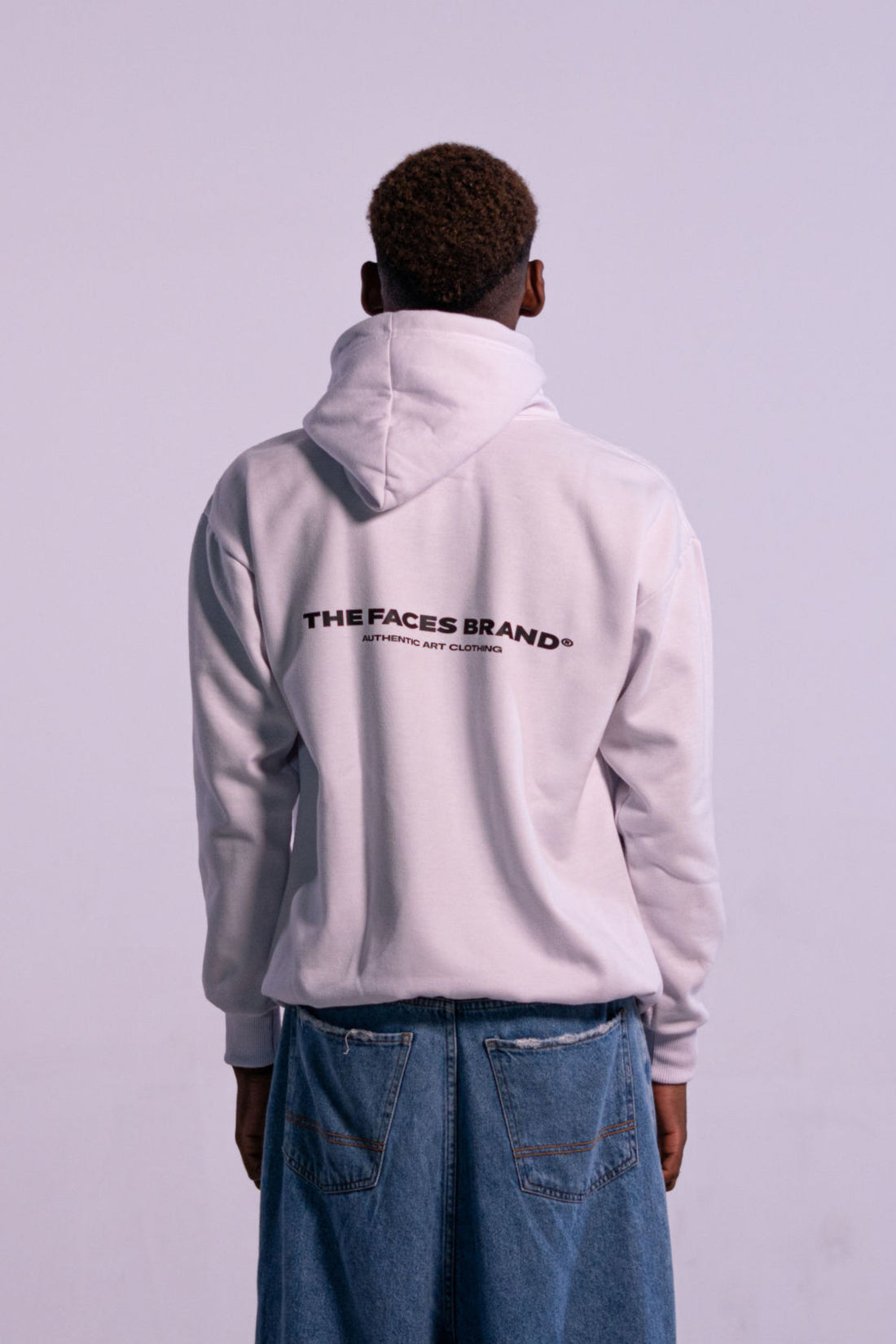 MOLETON CANGURU STREETWEAR - TFB AUTHENTIC ART - BRANCO