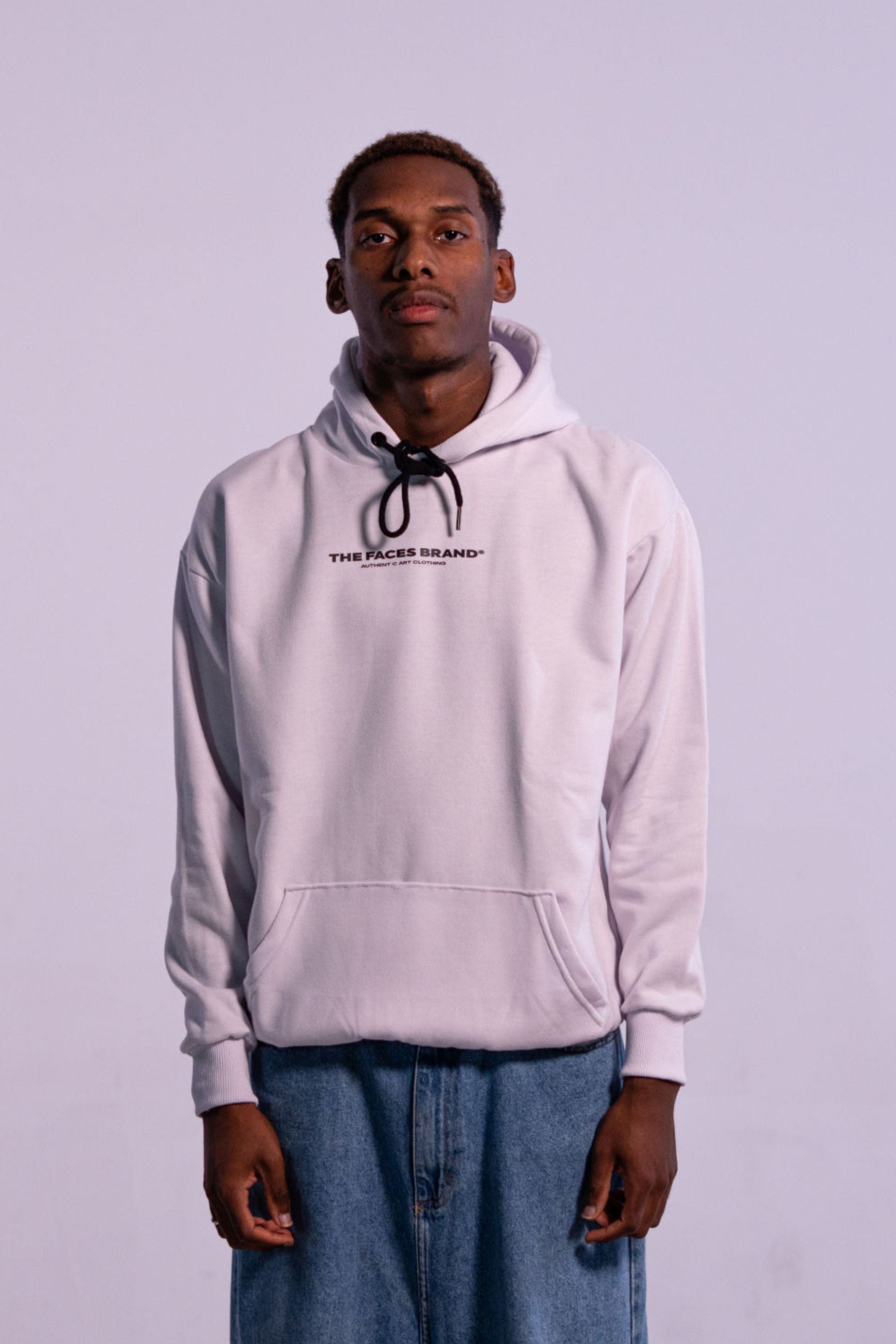 MOLETON CANGURU STREETWEAR - TFB AUTHENTIC ART - BRANCO