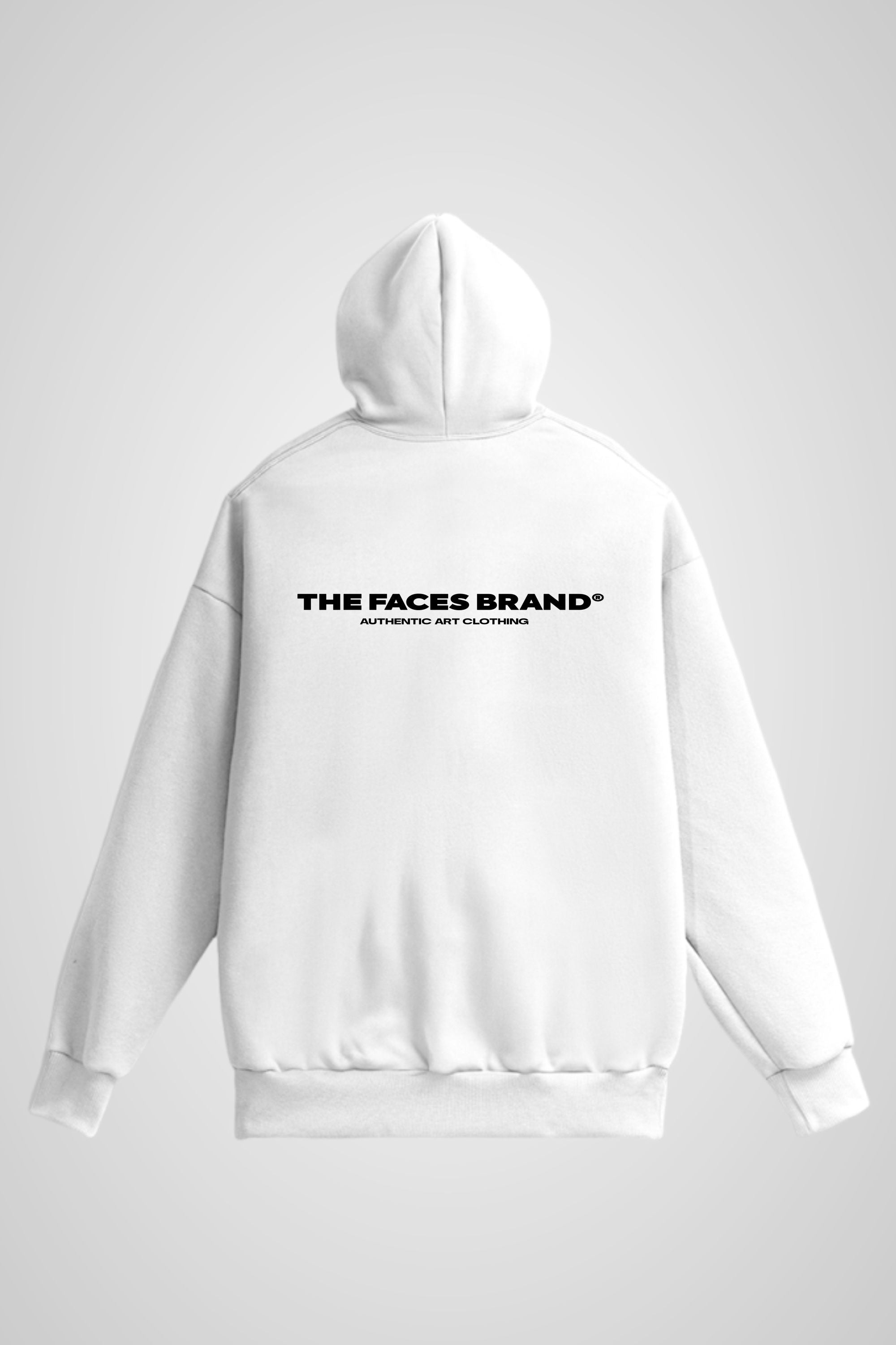 MOLETON CANGURU STREETWEAR - TFB AUTHENTIC ART - BRANCO