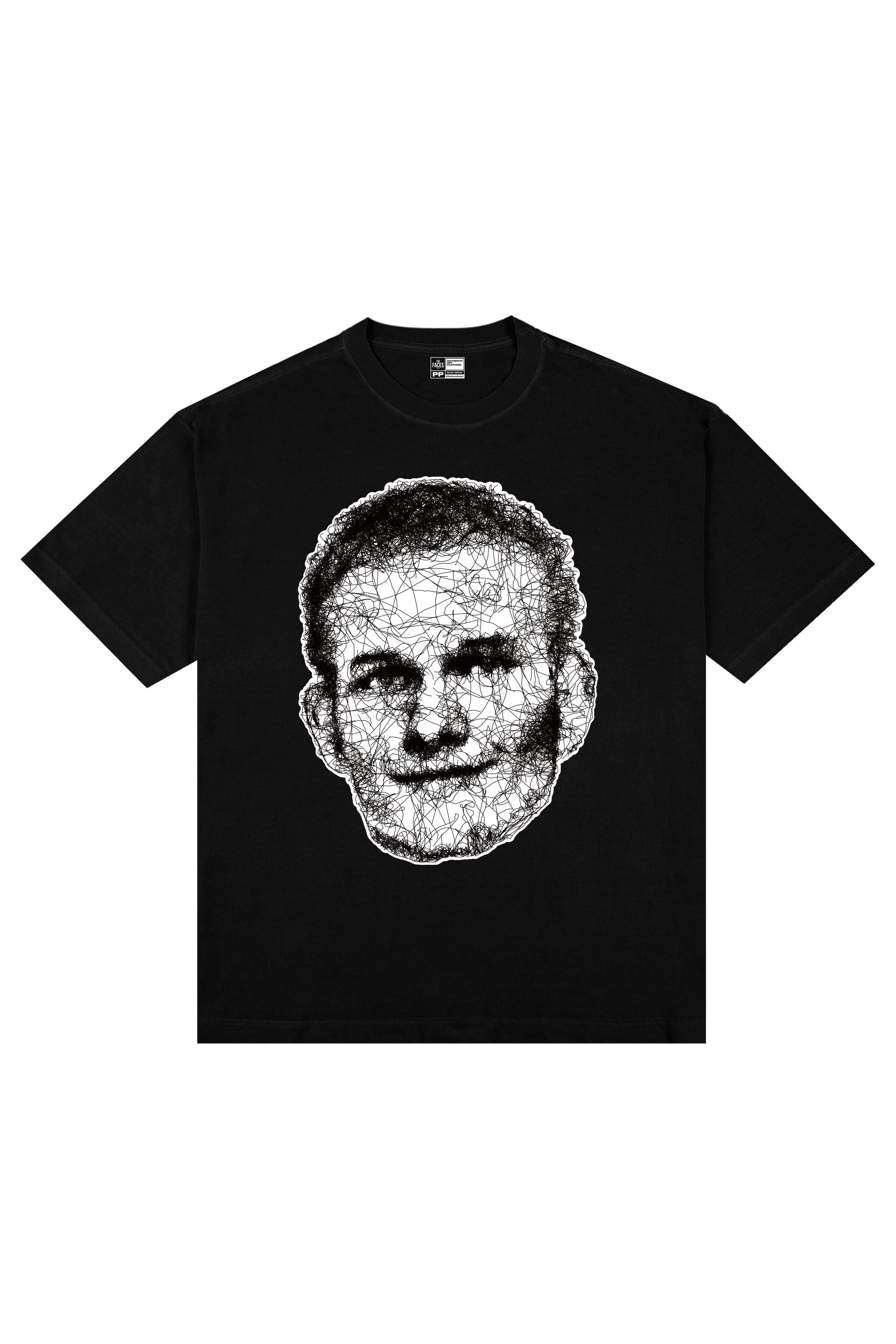 CAMISETA PREMIUM STREETWEAR - VISIONARY - PRETA
