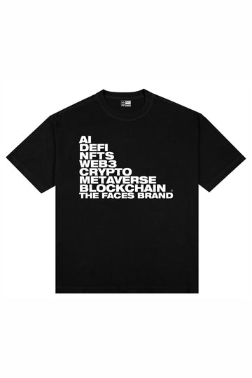 CAMISETA PREMIUM STREETWEAR - WEB3 - PRETA