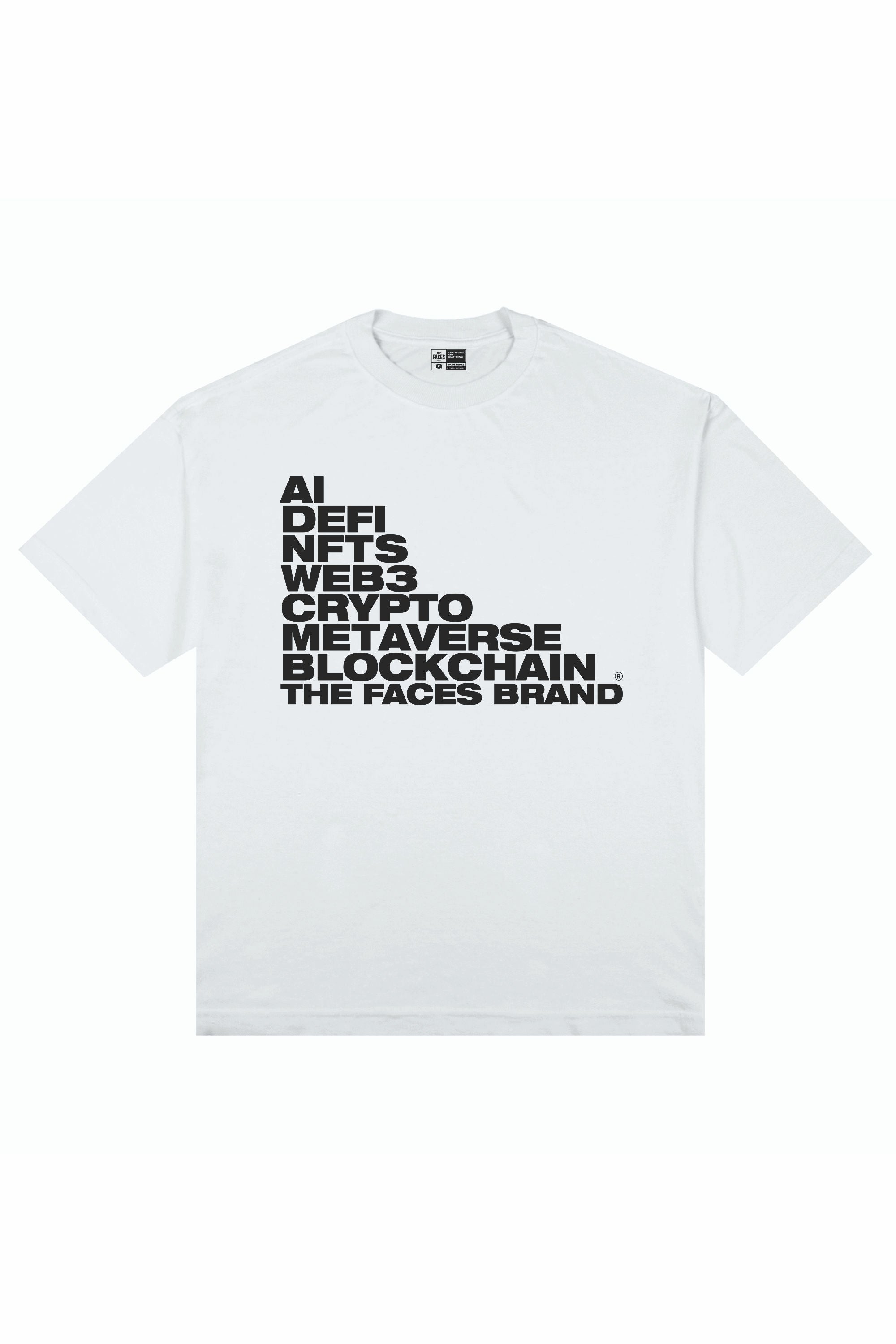 CAMISETA PREMIUM STREETWEAR - WEB3 - BRANCA